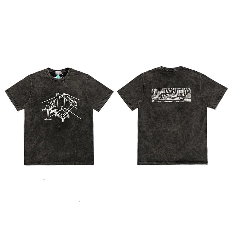 Cavempt Washed Batik Distressed Tee