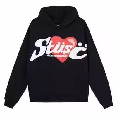 Stuss New Crown Hooded Hoodie 1