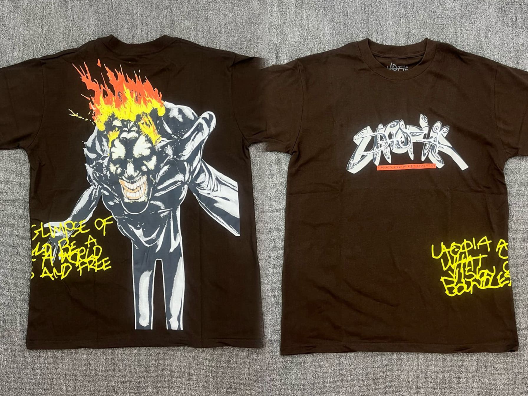 Playstation Travis Scott Puff Print T-Shirt