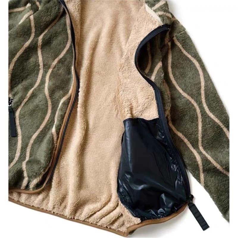 Kapital Tang Grass Polar Fleece Jacket