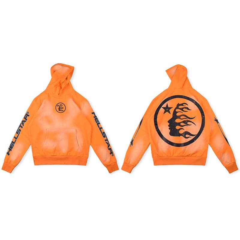 H*lst*r studios marble tie-dye hoodie