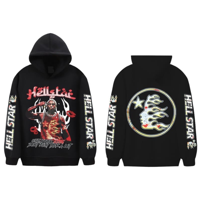 american fashion brand H*lst*r hoodie distressed high street style for men and women