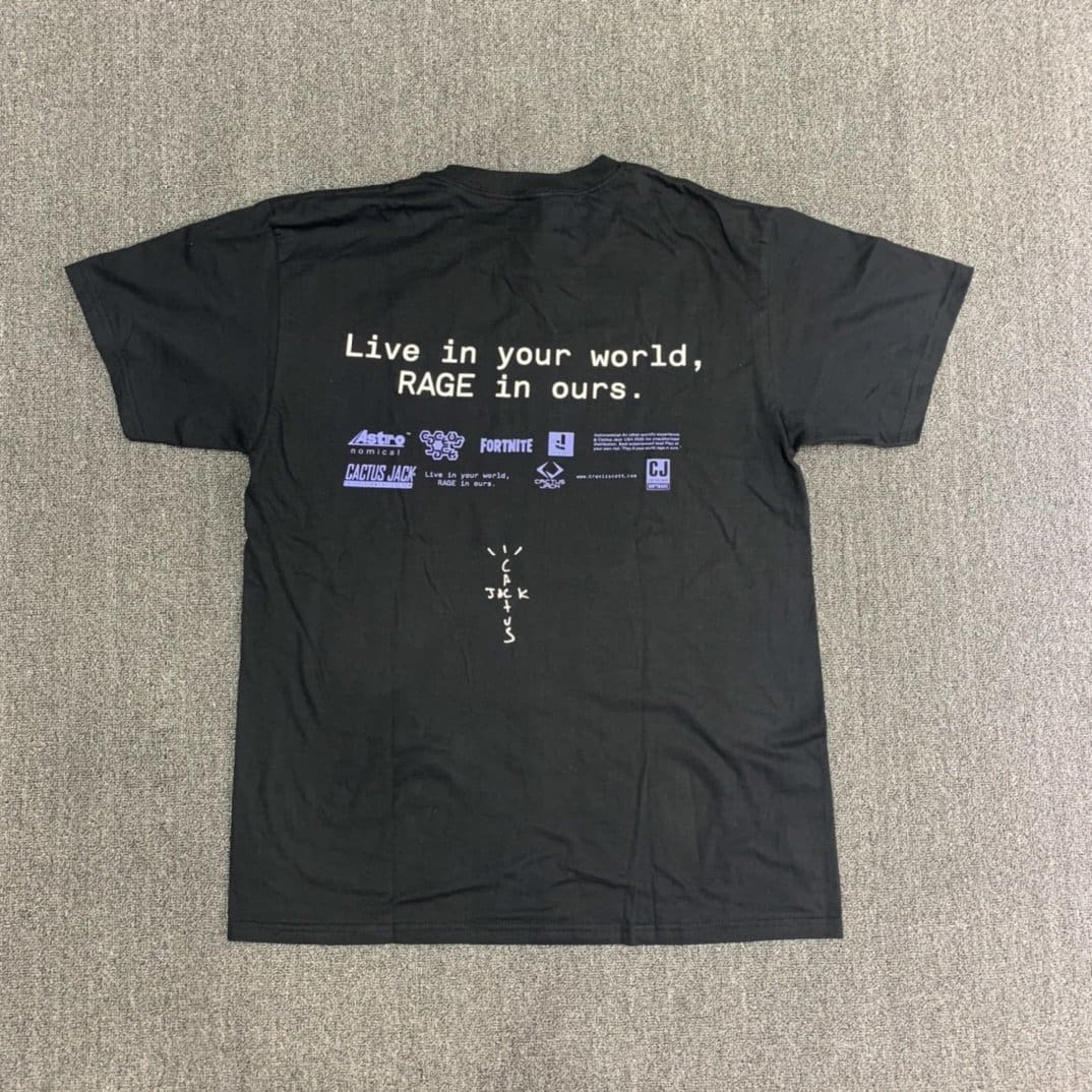 travis fortnite world happy F**e tee