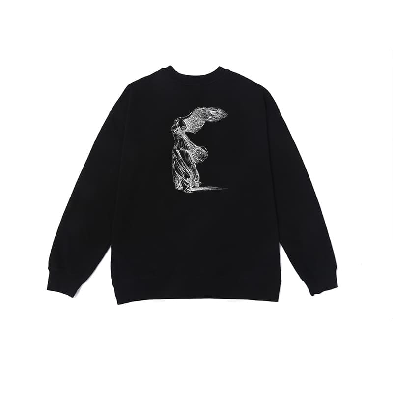 Yohji Yamamoto Sketch Folding Wing Angel Hoodie