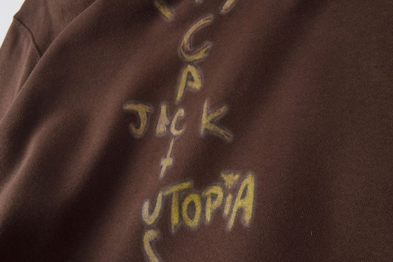 Travis Scott Cactus Jack Hand-Painted Graffiti Portrait Hoodie