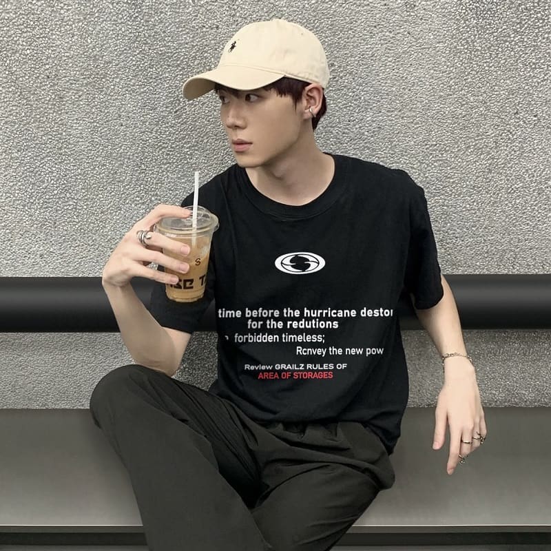 Grailz Talk Graphic Letter Tee