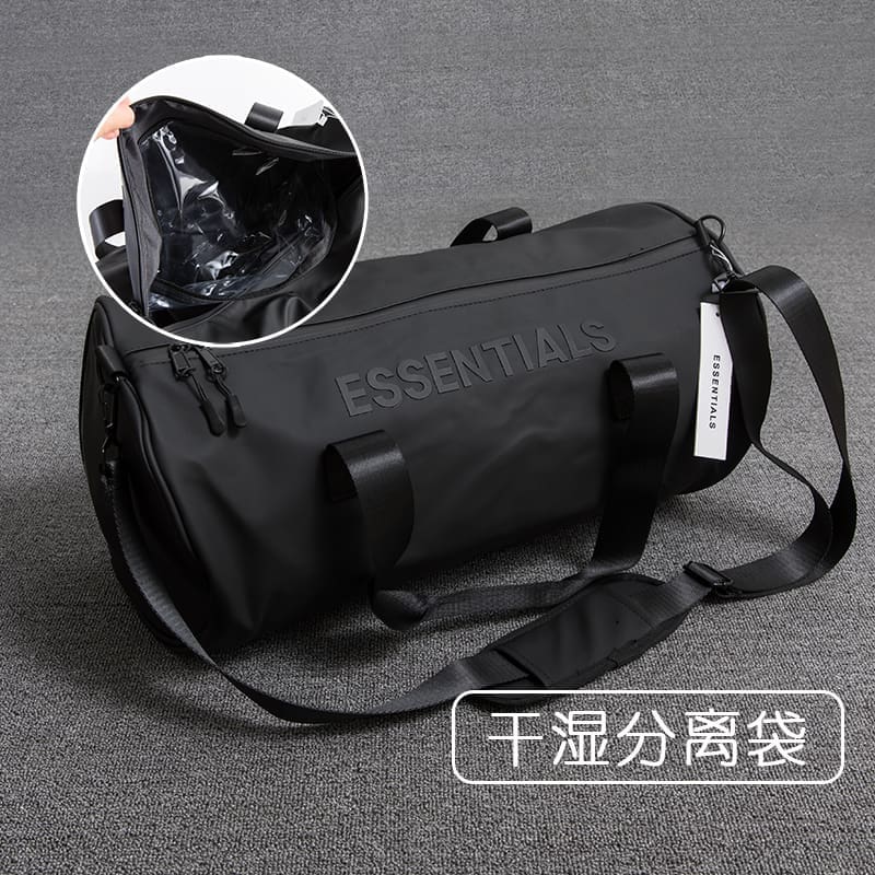 ESSENTIALS Portable Travel Bag FOG Sports Dry Wet Separation Gym Bag for Men and Women