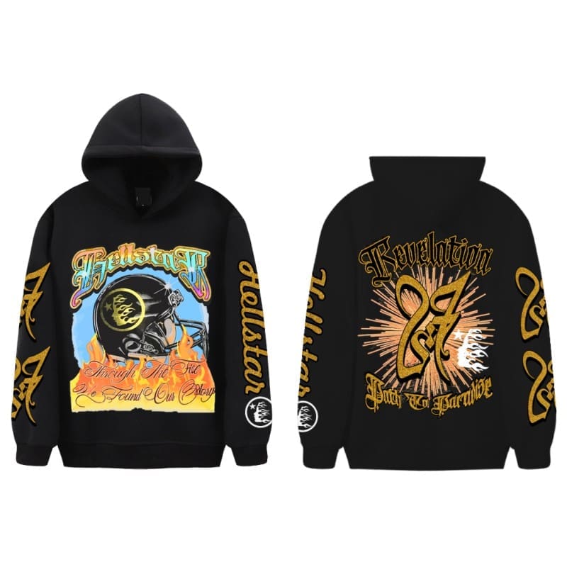 american fashion brand H*lst*r hoodie distressed high street style for men and women