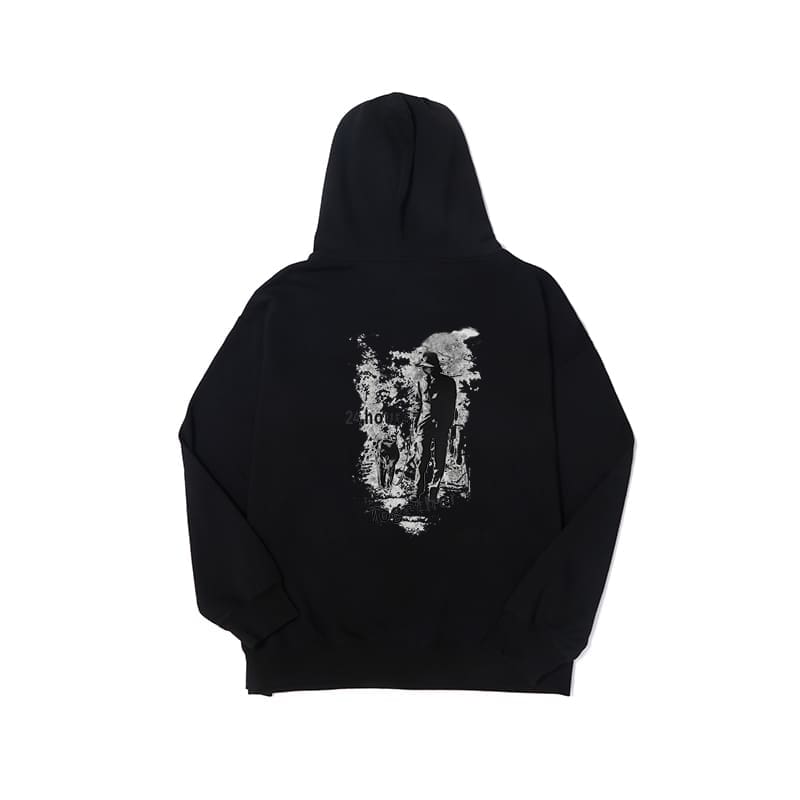 Yohji Yamamoto Abstract Character Hoodie