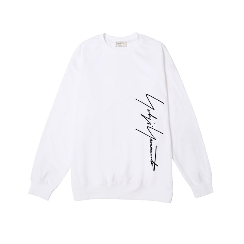 Yohji Yamamoto Vertical Signature Logo Hoodie