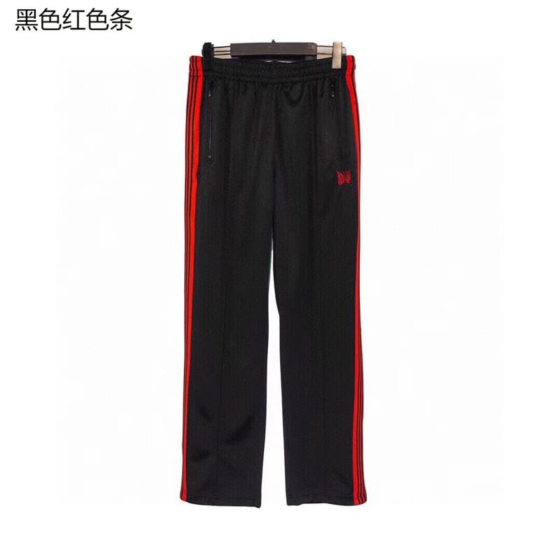 Needles Butterfly Embroidery Side Stripe Pants (Style 3)