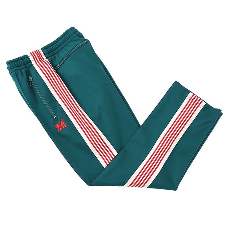 Needles Butterfly Embroidery Side Stripe Pants (Ins)