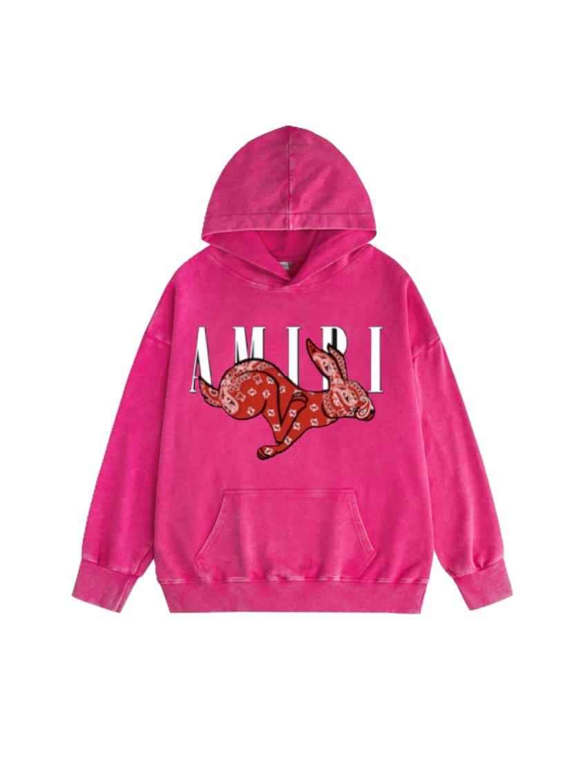 Amiri Washed Wear Pullover Hoodie 2