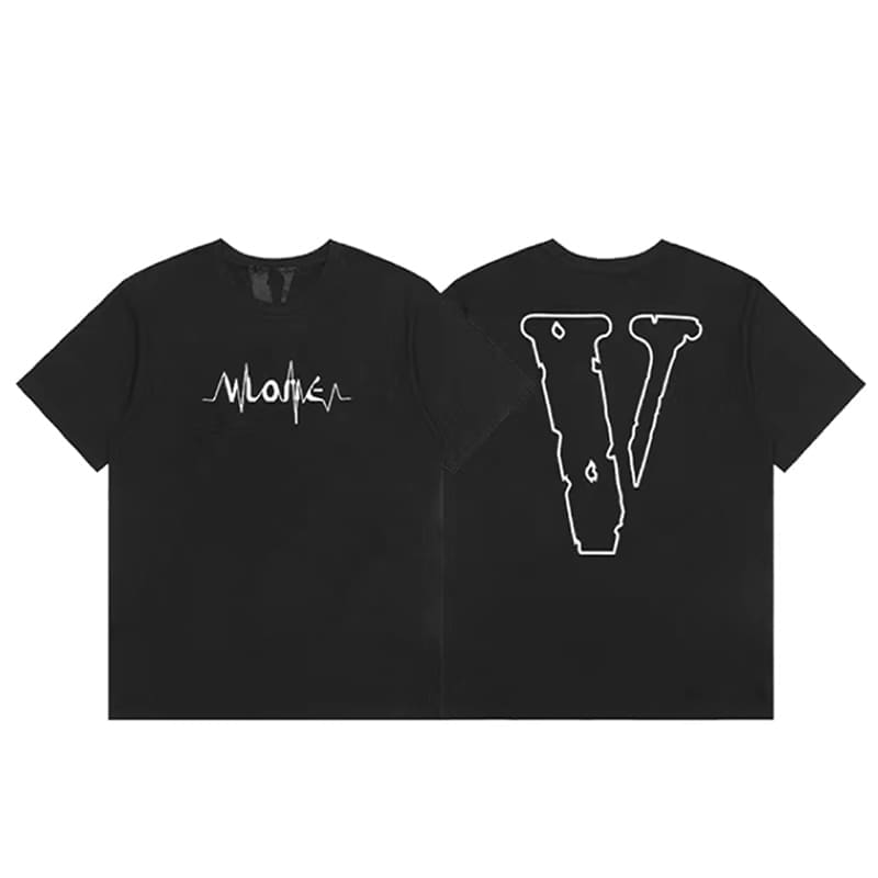 VLONE FOG 999 Juice WRLD Butterfly Print Large V Short Sleeve T-Shirt