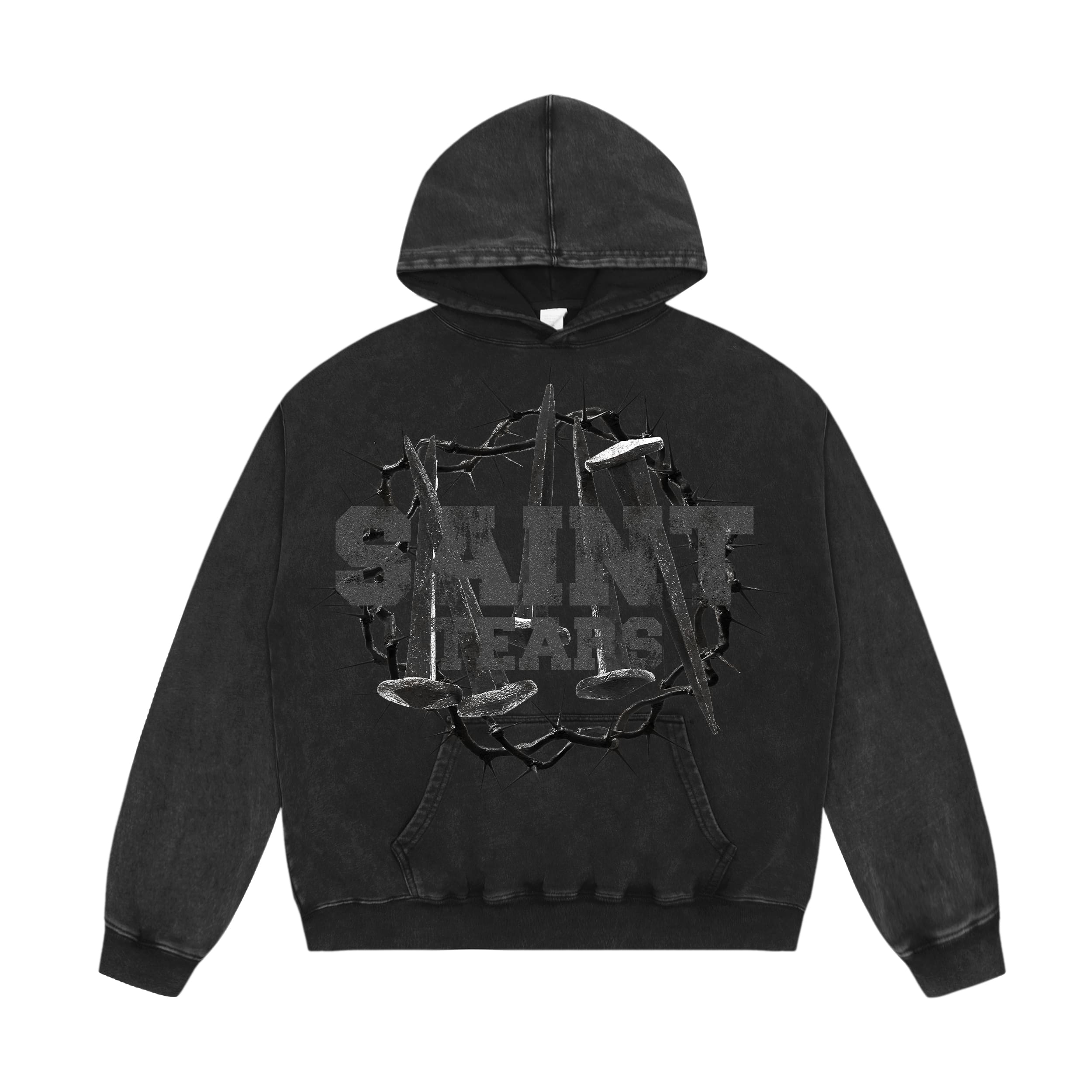 Saint Michael Washed-Out Vintage Hoodie