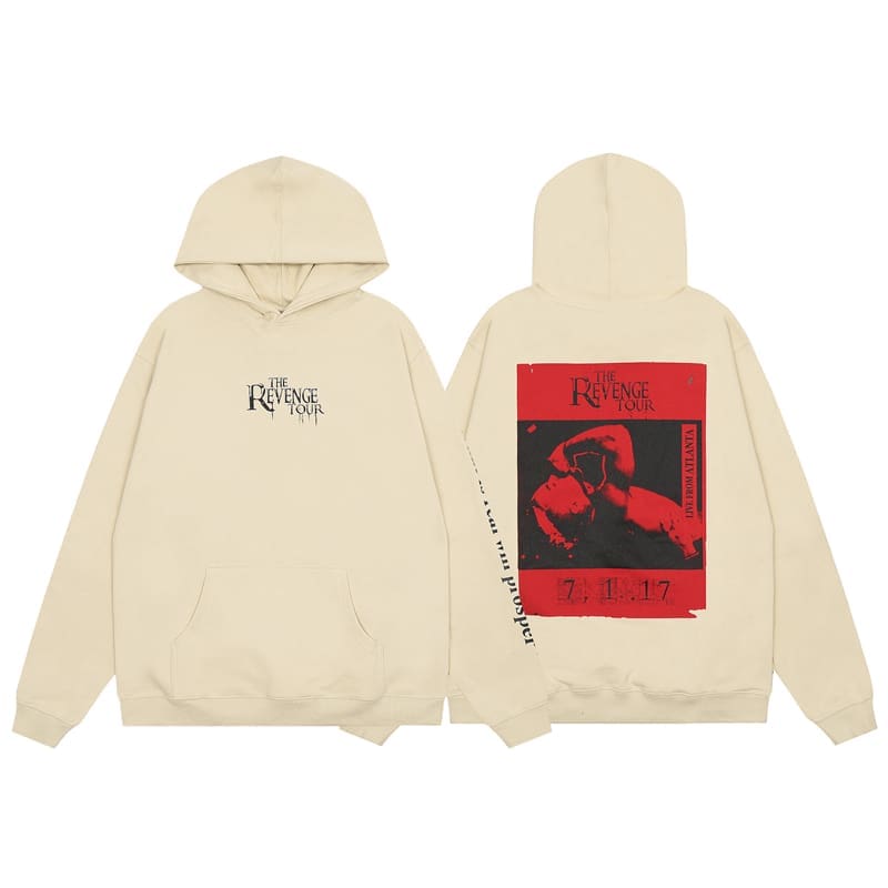 Revenge Embroidered Keel Smoke Hoodie