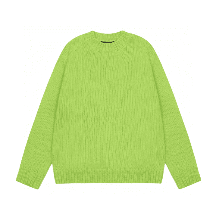 Represent Vintage High Street Bright Knit Sweater Loose Bottoming Shirt for Men and Women