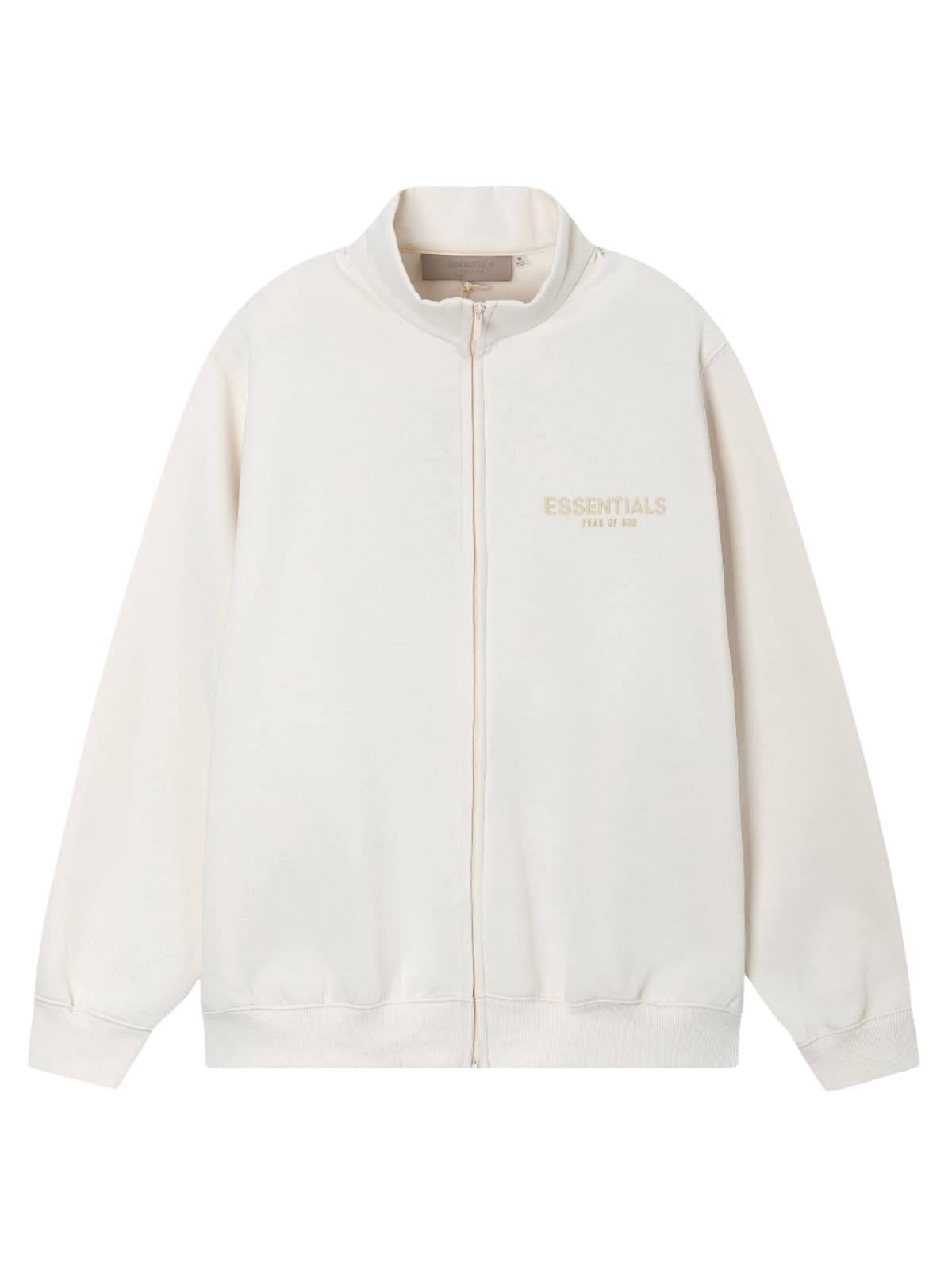 Fog Essentials Flocking Letter Zipper Jacket