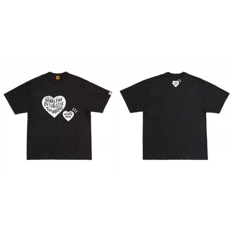 Hvm*n M*de love black short sleeve tee
