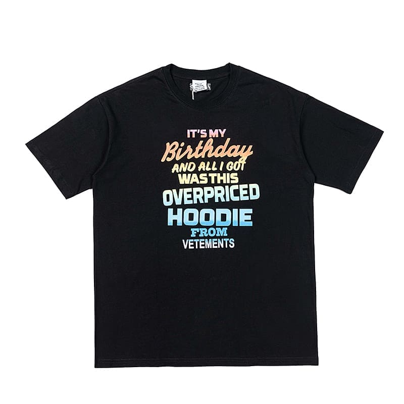 Vetements Letter Print Oversized Tee 2