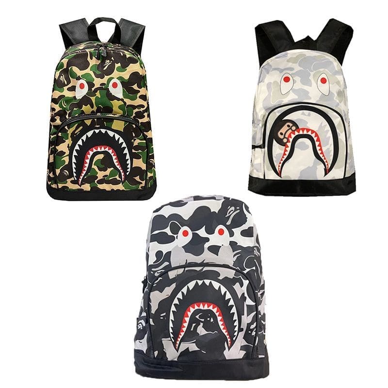 Bape Shark Schoolbag