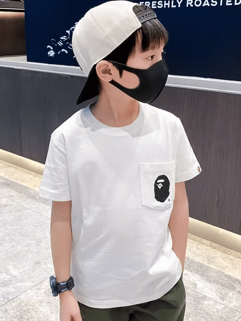 Bape Children’S Printed Cotton T-Shirt