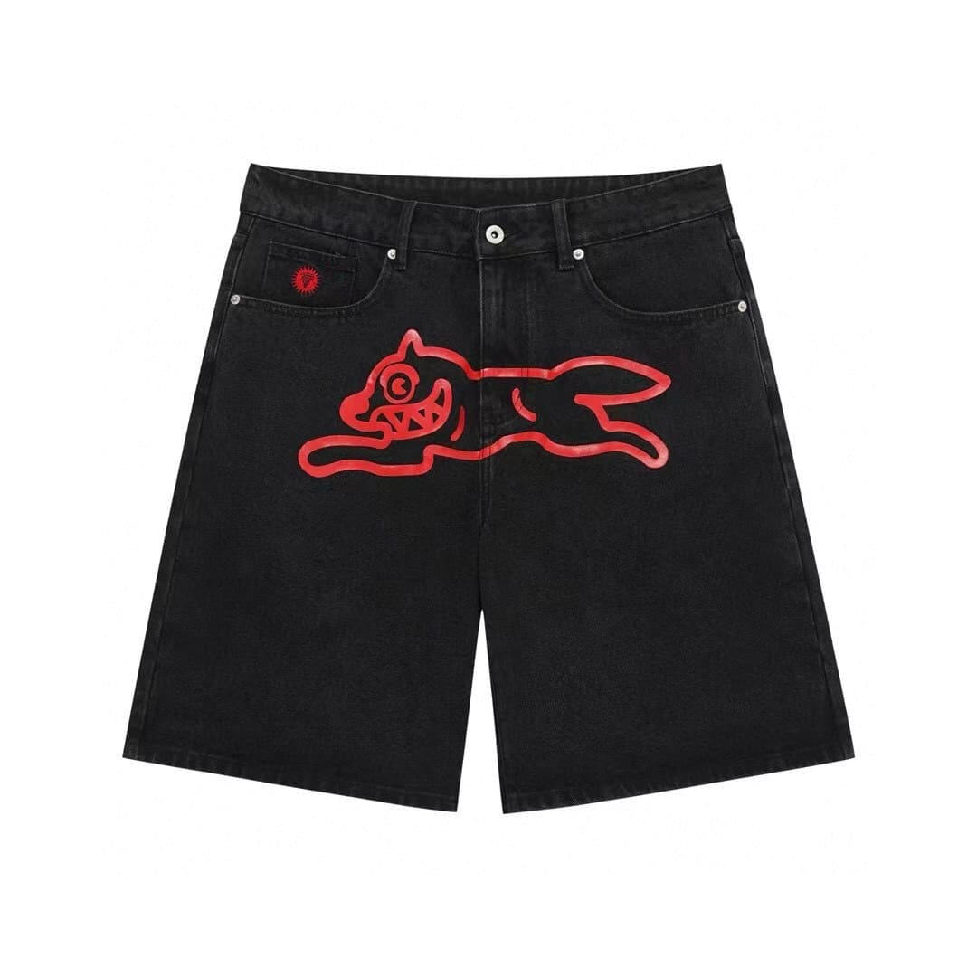 Bbc Flying Dog Denim Shorts