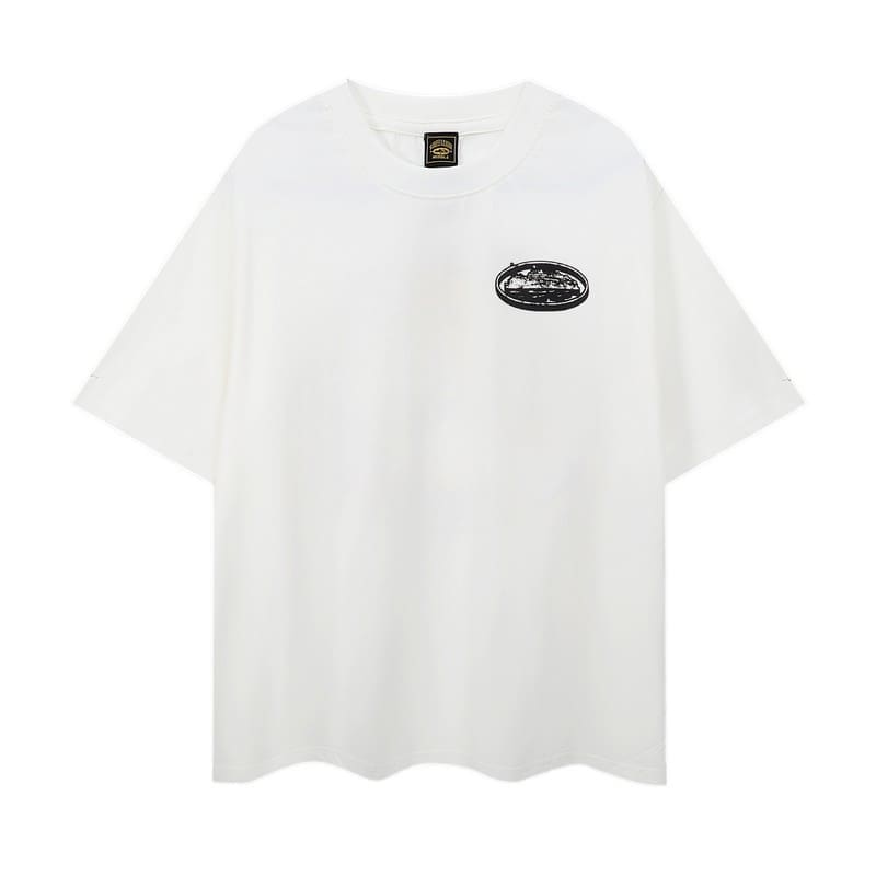 Corteiz Street Fashion Goddess Sculpture Print T-Shirt for Men and Women