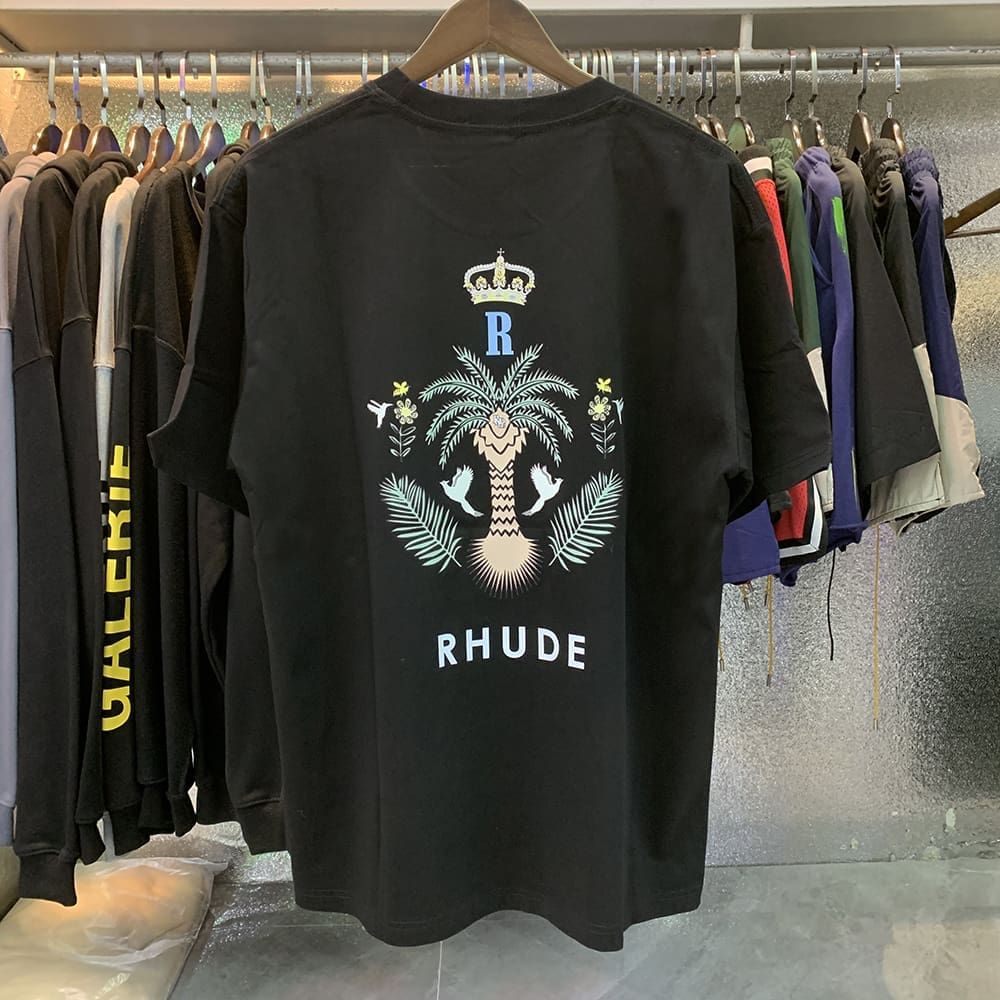 Rhude Las Palmas Coconut Print Tee