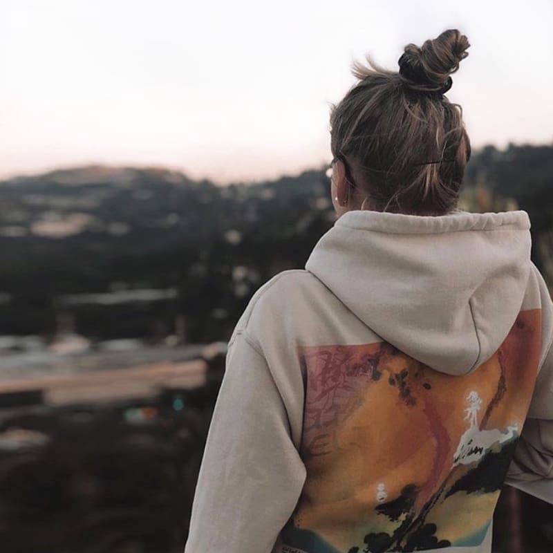 Kanye Big Talker Little Girl Meets Ghost Hoodie