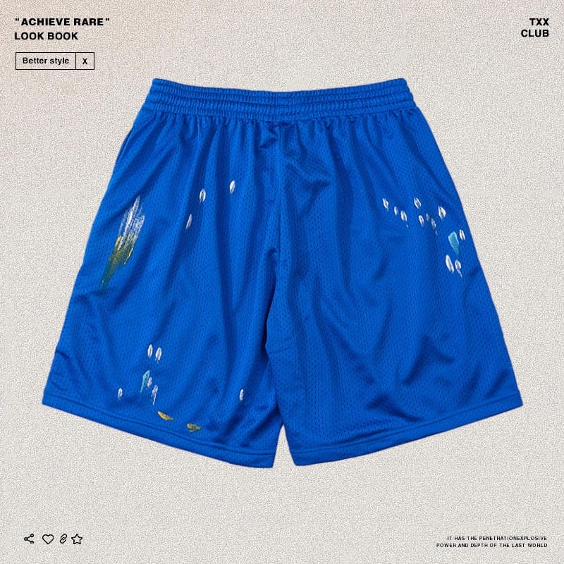 Gallery Dept Hand-Painted Splash Ink Shorts