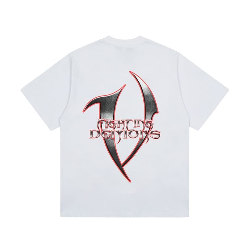 VLONE FOG 999 Juice WRLD Fighting Demous Blade Darts Short Sleeve T-Shirt