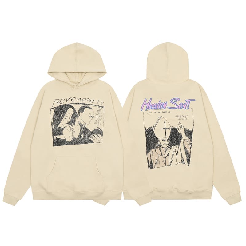 Revenge Embroidered Keel Smoke Hoodie
