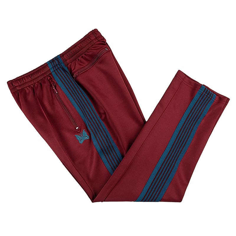 Needles Butterfly Embroidery Side Stripe Pants (Ins)