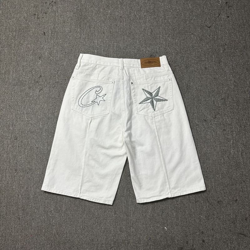 Corteiz Embroidered Five-Pointed Star Denim