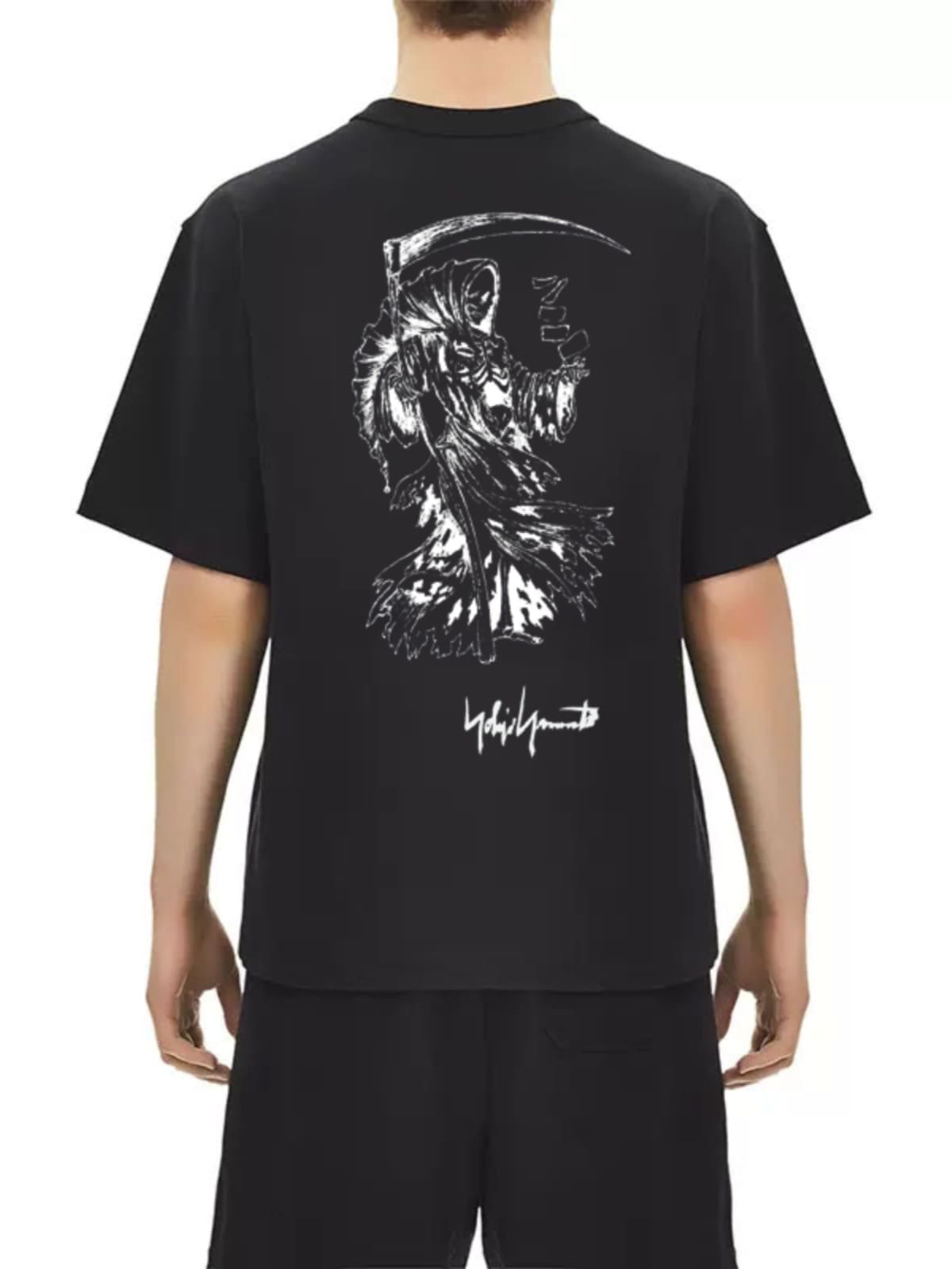 Yohji Yamamoto Death Sickle Print Tee