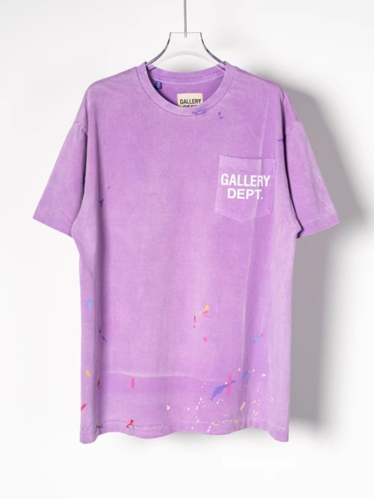 Gallery Dept Splash Ink Pocket T-Shirt