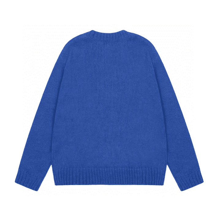 Represent Vintage High Street Bright Knit Sweater Loose Bottoming Shirt for Men and Women
