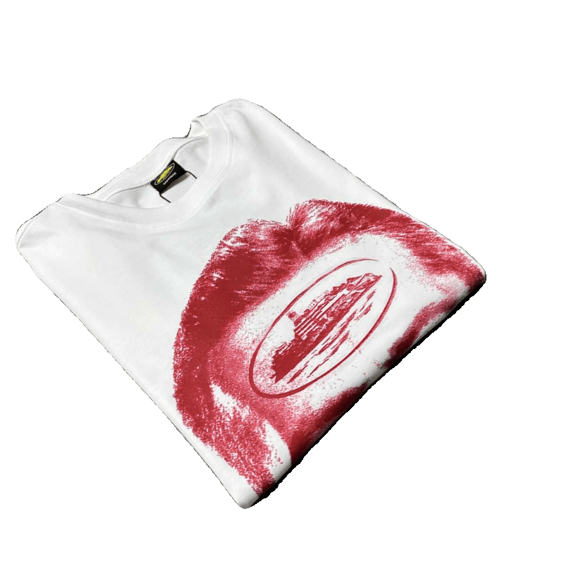 Corteiz Devil Island Summer Portrait Print Loose Casual Retro Couple T-Shirt