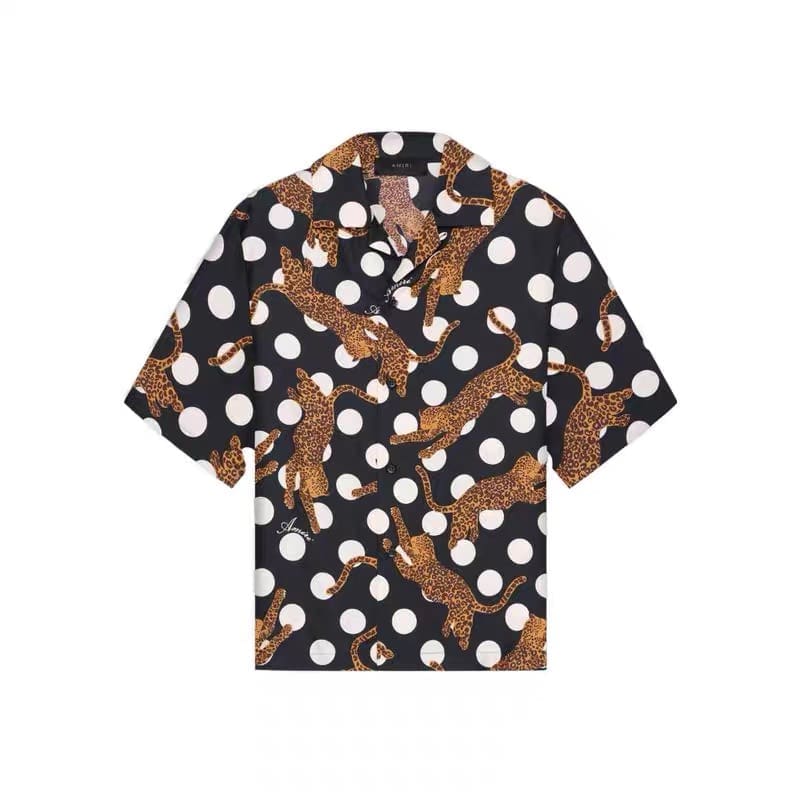 Amiri Fw24 Letter Print Polo Shirt