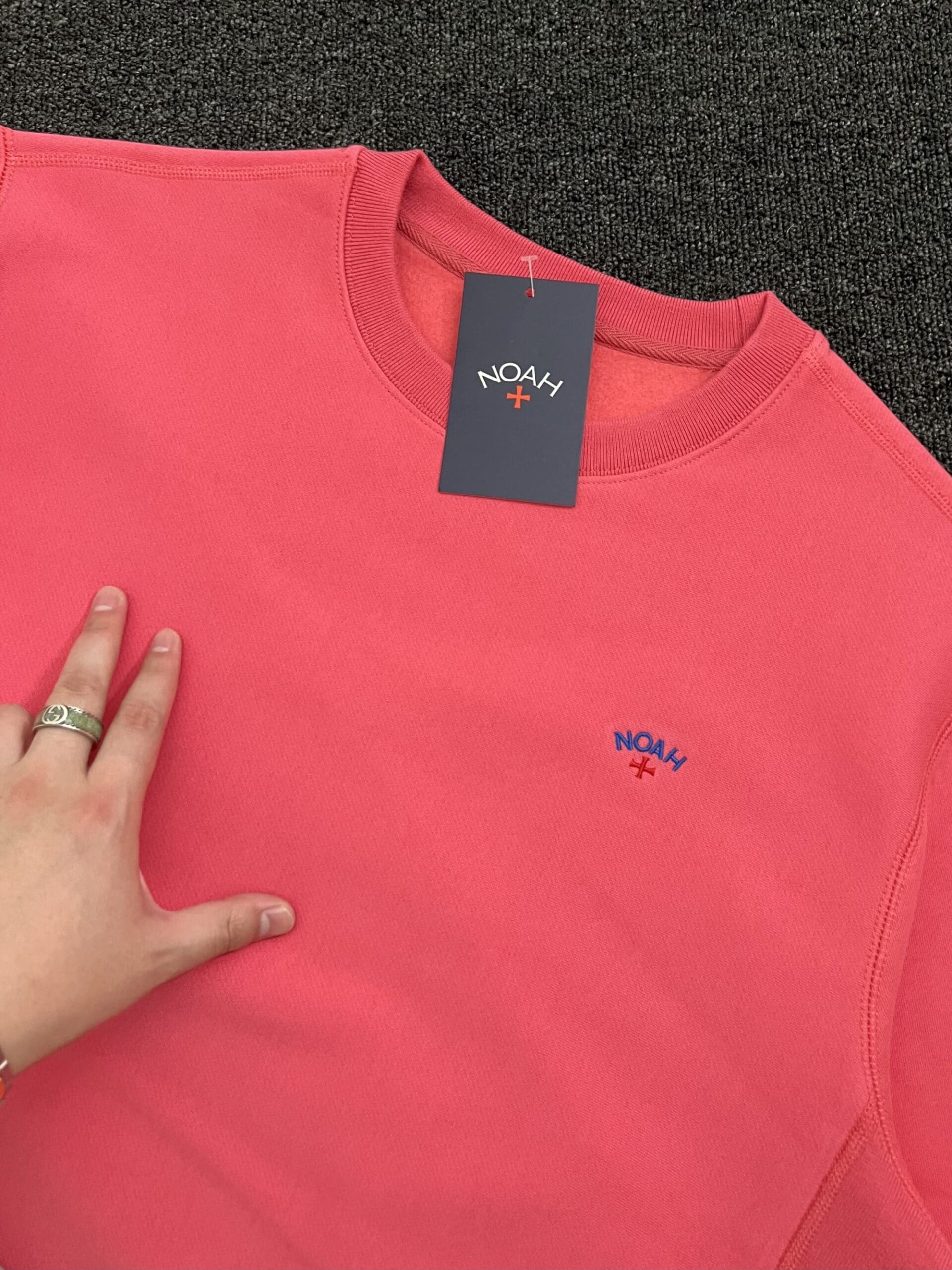 Noah Chest Embroidery Cross Sweater