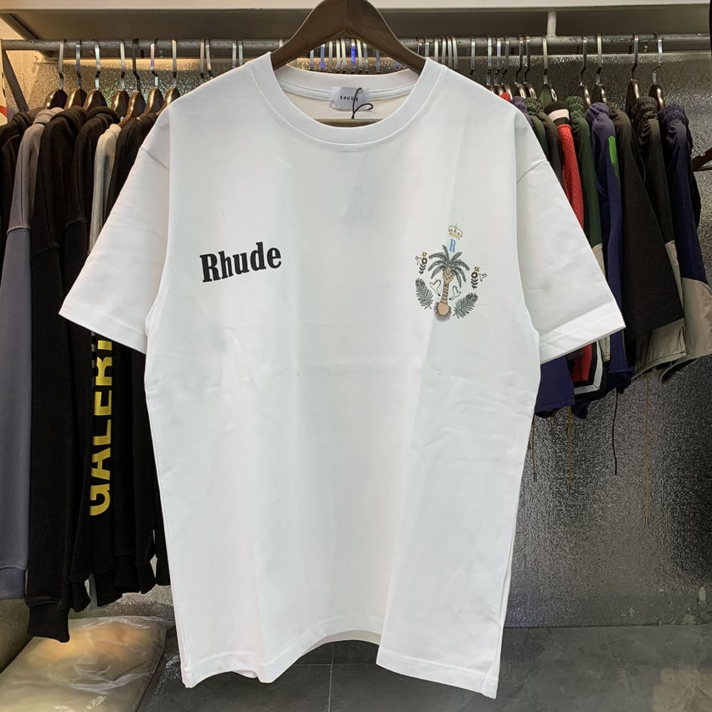 Rhude Las Palmas Coconut Print Tee