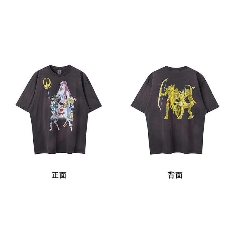 Saint Michael Vintage Short-Sleeved T-Shirt European Hip Hop Niche Style