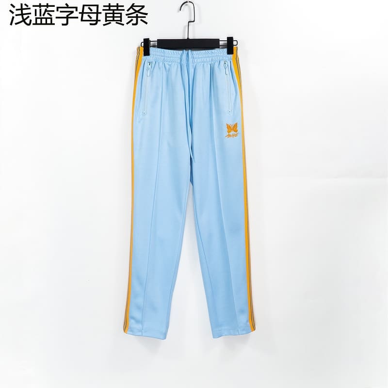 Needles Butterfly Embroidery Side Stripe Pants (Style 3)