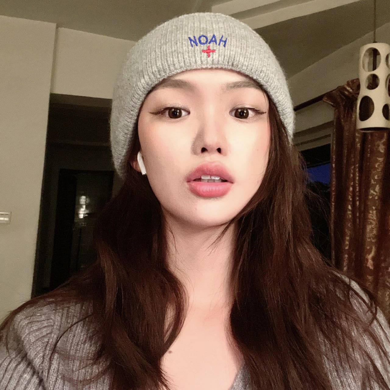 Noah Trach Cross Knitted Hat