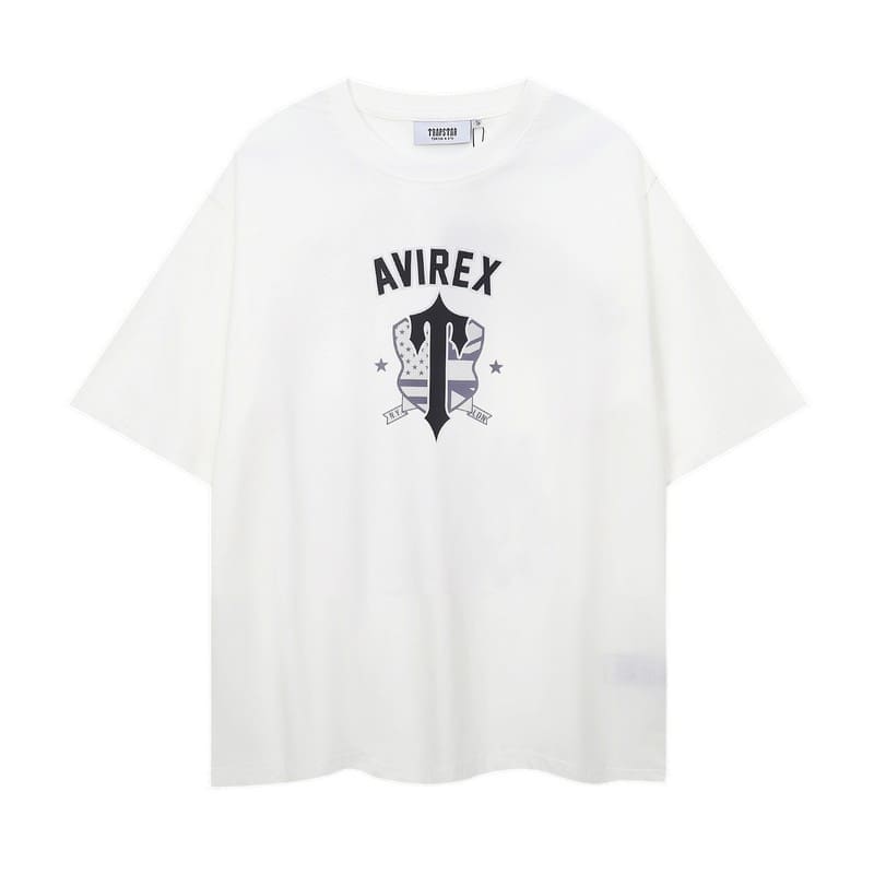 Trapstar 2024 New Letter Printed Loose-Fitting High Street T-Shirt Summer