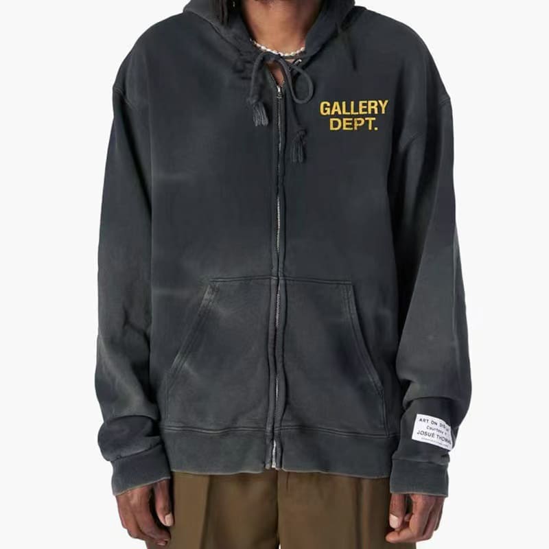 Gallery Dept Washed-Out Vintage Cardigan Hoodie