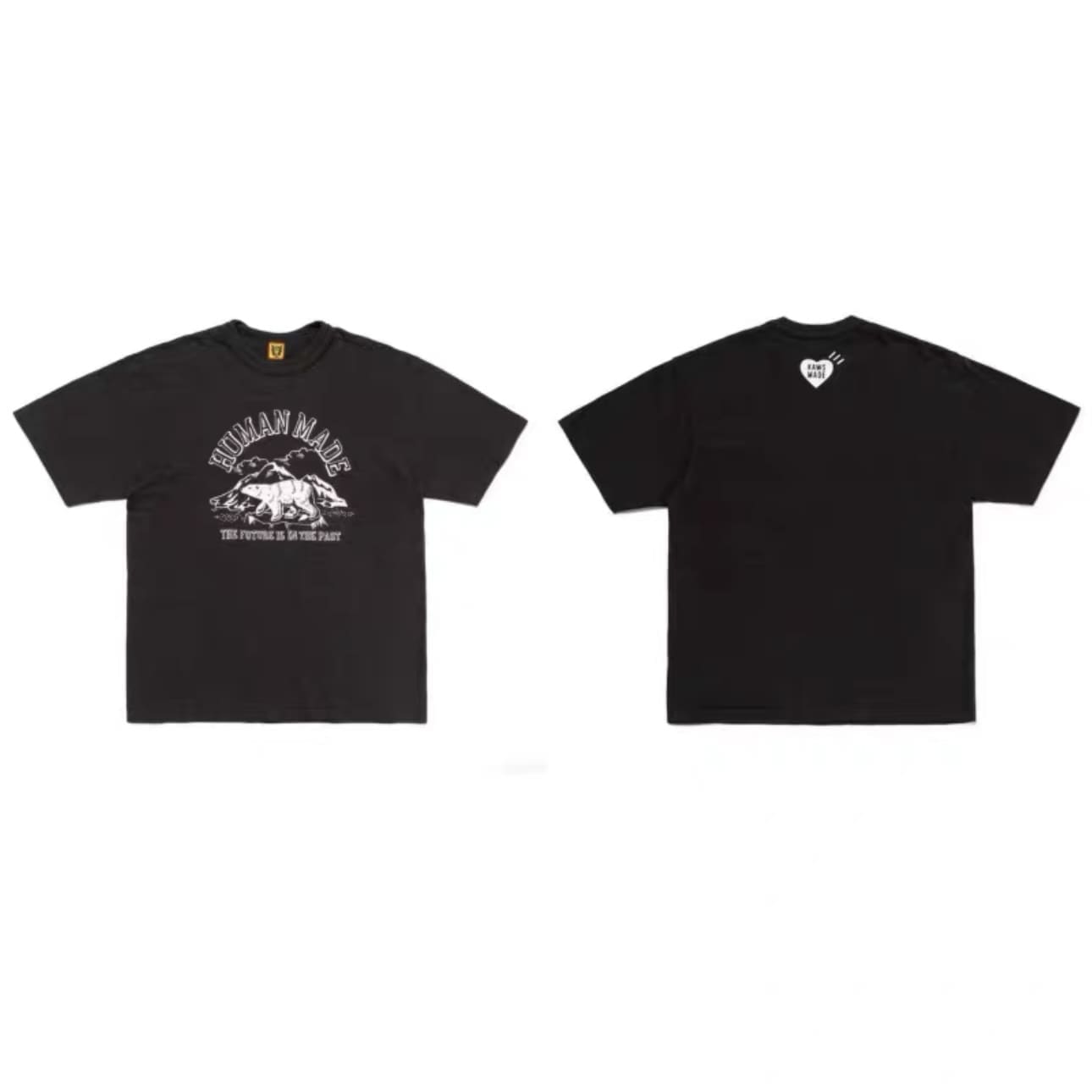 Hvm*n M*de slub cotton round neck tee