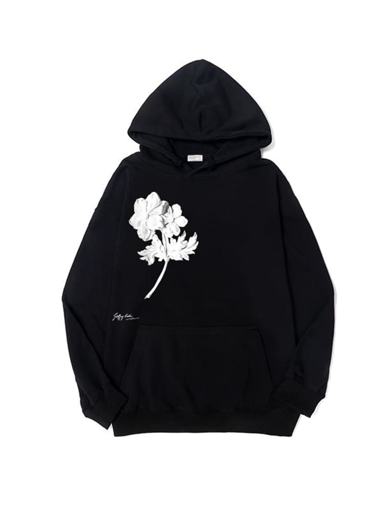 Yohji Yamamoto Yaosi Relief Design Anthodite Hoodie