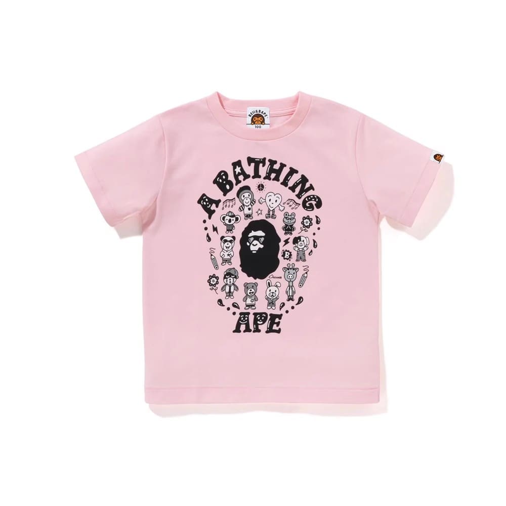 Bape Children’S Letter Print T-Shirt